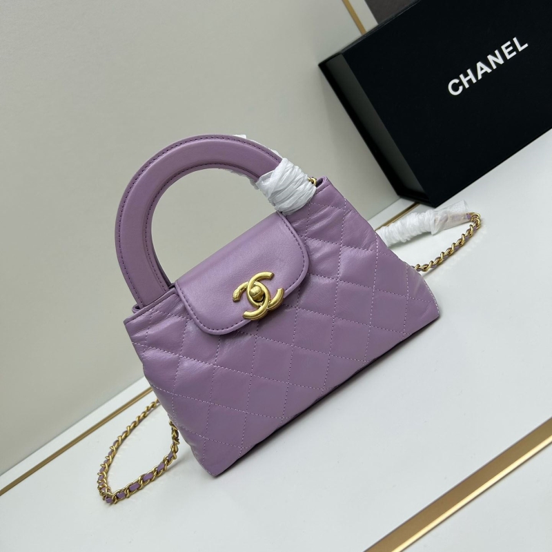 Ch*el top handle bags